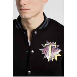 Trussardi Jeans - Kurtka. Czarne kurtki męskie TRUSSARDI JEANS, s, bez wzorów, z bawełny, bez ramiączek, bez kaptura. W wyprzedaży za 359.90 zł.