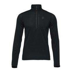 Polar zapinany do połowy Black Diamond Coefficient LT PO. Czarne bluzy z polaru męskie Black Diamond, xl, bez wzorów, z polaru, sportowe, bez ramiączek, bez kaptura. Za 510.65 zł.