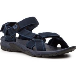Sandały JACK WOLFSKIN - Lakewood Ride Sandal M 4019021 Night Blue. Niebieskie sandały męskie Jack Wolfskin, z materiału, bez zapięcia. W wyprzedaży za 199.00 zł.