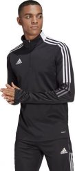 Adidas Bluza adidas TIRO 21 Warm Top GM7354 GM7354 czarny S. Czarne bluzy nierozpinane męskie ADIDAS, m, bez wzorów, bez ramiączek, bez kaptura. Za 104.55 zł.