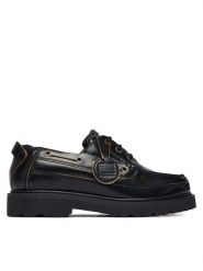 Tommy Jeans Półbuty Archive '01 Boat Shoe Lthr EM0EM01705 Czarny. Czarne codzienne półbuty męskie Tommy Jeans, bez wzorów, z jeansu, bez obcasa, bez zapięcia. Za 569.99 zł.