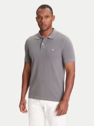 United Colors Of Benetton Polo 3089J3179 Szary Regular Fit. Szare koszulki polo męskie United Colors Of Benetton, m, bez wzorów, z bawełny, bez kołnierzyka, bez ramiączek. Za 119.99 zł.