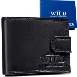 Skórzany portfel męski z systemem RFID - Always Wild. Portfele męskie Always Wild, bez wzorów, ze skóry. Za 47.99 zł.