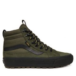 Tenisówki Vans. Brązowe trampki męskie Vans, bez wzorów, bez zapięcia. Za 529.99 zł.
