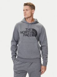 The North Face Bluza Easy NF0A89FF Szary Regular Fit. Szare bluzy nierozpinane męskie The North Face, m, bez wzorów, z bawełny, bez ramiączek, bez kaptura. Za 329.99 zł.