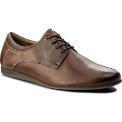Półbuty LASOCKI FOR MEN MI08-C326-364-03. Czarne eleganckie półbuty męskie Lasocki For Men, z nubiku, bez obcasa, bez zapięcia. Za 179.99 zł.