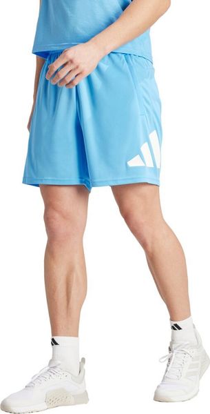 Adidas Spodenki męskie adidas Train Essentials Logo Training jasnoniebieskie IT5421 S 7". Niebieskie szorty sportowe męskie ADIDAS, bez wzorów, sportowe. Za 132.82 zł.