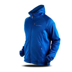 Bluza Trimm BART. Niebieskie bluzy rozpinane męskie TRIMM, na zimę, m, bez wzorów, sportowe, bez ramiączek, z kapturem. W wyprzedaży za 168.00 zł.