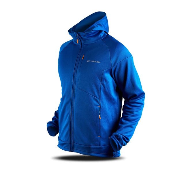 Bluza Trimm BART. Niebieskie bluzy rozpinane męskie TRIMM, na zimę, m, bez wzorów, sportowe, bez ramiączek, z kapturem. W wyprzedaży za 168.00 zł.