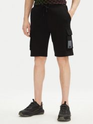 KARL LAGERFELD Szorty sportowe 705402 552917 Czarny Regular Fit. Czarne szorty sportowe męskie KARL LAGERFELD, bez wzorów, z bawełny, sportowe. Za 359.99 zł.