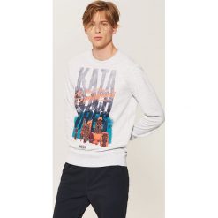 Bluza z nadrukiem - Jasny szar. Bluzy nierozpinane męskie marki House. Za 59.99 zł.