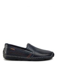 Pikolinos Półbuty 09Z-3100 Granatowy. Niebieskie codzienne półbuty męskie Pikolinos, bez wzorów, ze skóry, bez obcasa, bez zapięcia. Za 379.99 zł.