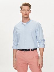 Tommy Hilfiger Koszula MW0MW34650 Błękitny Slim Fit. Niebieskie koszule męskie Tommy Hilfiger, m, bez wzorów, z bawełny, bez kołnierzyka, bez ramiączek. Za 299.99 zł.