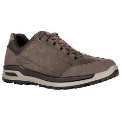 Buty trekkingowe męskie Lowa Bellagio Low Gtx. Brązowe buty trekkingowe męskie Lowa, bez wzorów, z materiału, bez zapięcia. Za 829.00 zł.