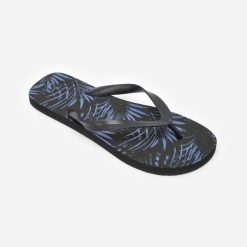 Japonki męskie Decathlon 120 Palmit. Czarne klapki i japonki męskie Decathlon, bez wzorów. Za 24.99 zł.