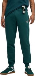 Spodnie męskie Puma ESS no.1 Logo Sweatpants FL zielone 682607 75 S. Zielone długie spodnie sportowe męskie Puma, bez wzorów. Za 187.79 zł.