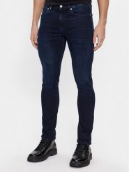 Calvin Klein Jeans Jeansy J30J323695 Granatowy Skinny Fit. Niebieskie jeansy męskie Calvin Klein Jeans, bez wzorów, z bawełny. Za 319.99 zł.