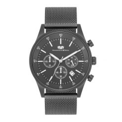Rhodenwald & Söhne Chronograf Goodwill Szary Stal nierdzewna Szary Zegarki męskie 1 ct Męskie. Szare, analogowe zegarki męskie Rhodenwald & Söhne, z koronki, z mosiądzu. Za 719.99 zł.