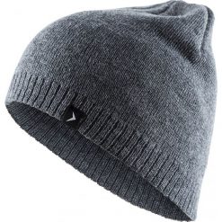 Czapka męska CAM600 - ciemny szary melanż - Outhorn. Szare czapki męskie Outhorn, na jesień, melanż. Za 19.99 zł.