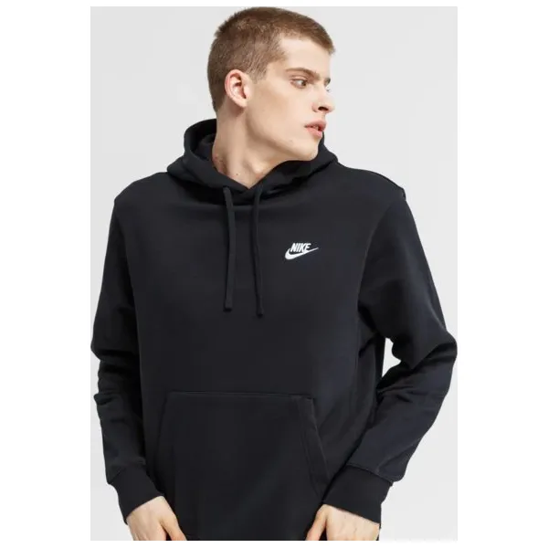 Nike Bluza M Nsw Club Hoodie Po Bb , czarny, rozmiar XXL. Czarne bluzy nierozpinane męskie Nike, m, bez wzorów, z bawełny, bez ramiączek, bez kaptura. Za 199.99 zł.