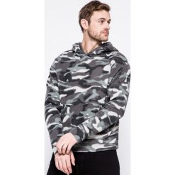 Review - Bluza. Brązowe bluzy nierozpinane męskie Review, l, bez wzorów, z bawełny, bez ramiączek, z kapturem. W wyprzedaży za 69.90 zł.
