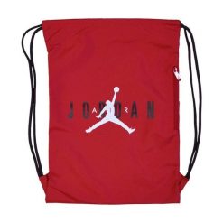 Worek Plecak szkolny Air Jordan HBR Gym Sack czerwony 9A0347-R78. Czerwone plecaki męskie Jordan, bez wzorów. Za 99.00 zł.