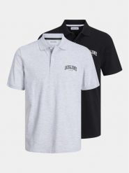 Jack & Jones Komplet 2 koszulek polo Josh 12257011 Kolorowy Standard Fit. Koszulki polo męskie Jack & Jones, m, bez wzorów, z bawełny, bez kołnierzyka, bez ramiączek. Za 109.99 zł.