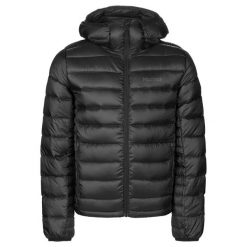 Kurtka puchowa męska Marmot Hype Down Hoody. Czarne kurtki męskie Marmot, na zimę, m, bez wzorów, z puchu, sportowe, bez ramiączek, bez kaptura. Za 699.99 zł.