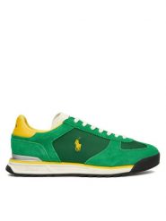 Polo Ralph Lauren Sneakersy 809P01641002 Zielony. Zielone buty sportowe na co dzień męskie Polo Ralph Lauren, m, bez wzorów, ze skóry, bez ramiączek, bez kaptura. Za 659.99 zł.