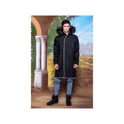 Jeansowa Kurtka Parka z obszyciem z futra ekologicznego. Kurtki męskie marki SOLOGNAC. Za 449.00 zł.