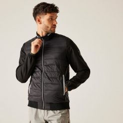 Kurtka turystyczna hybrydowa męska Brennon. Fioletowe kurtki męskie Regatta, m, bez wzorów, z poliamidu, sportowe, bez ramiączek, bez kaptura. Za 149.99 zł.