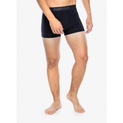 Bokserki termoaktywne męskie Super.natural Tundra175 Boxer 2-Pack. Czarne bielizna termoaktywna męska super.natural, m, bez wzorów, bez ramiączek. Za 312.99 zł.