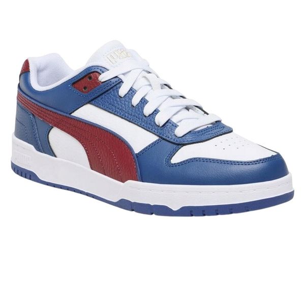 Niskie Buty Męskie RBD Game Z Krowiej Skóry. Białe buty trekkingowe męskie Puma, bez wzorów, ze skóry, sportowe, bez obcasa, bez zapięcia. Za 365.99 zł.