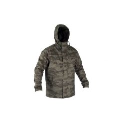 Kurtka myśliwska SIBIR 100 CAMO. Brązowe kurtki męskie SOLOGNAC. Za 149.99 zł.