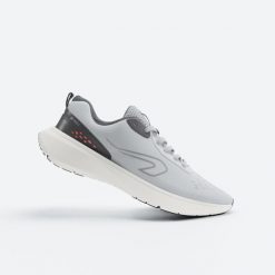 Buty do biegania męskie Kiprun Jogflow 100.1. Brązowe buty do biegania męskie KALENJI, bez wzorów, z kauczuku, bez zapięcia, do biegania. Za 99.99 zł.