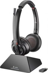 POLY Zestaw słuchawkowy Savi 8220 UC z certyfikatem Microsoft Teams DECT 1880–1900 MHz USB-A. Słuchawki bluetooth Hewlett-Packard. Za 727.99 zł.