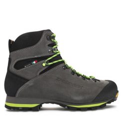 Trekkingi Zamberlan. Szare buty trekkingowe męskie Zamberlan, bez wzorów, z gore-texu, sportowe, bez obcasa, bez zapięcia. Za 1,339.00 zł.