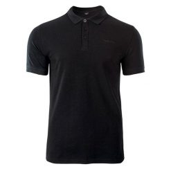 Męska Koszulka Polo Romso. Czarne koszulki polo męskie Hi-tec, l, bez wzorów, sportowe, bez kołnierzyka, bez ramiączek. Za 80.99 zł.