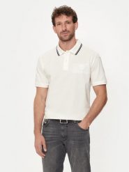 Gant Polo Contrast 2013039 Écru Regular Fit. Koszulki polo męskie Gant, l, bez wzorów, z bawełny, bez kołnierzyka, bez ramiączek. Za 319.99 zł.