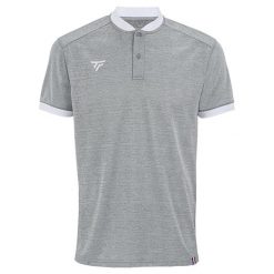 Polo Tecnifibre Team Mesh. Szare koszulki polo męskie TECNIFIBRE, bez wzorów, z meshu, eleganckie, bez kołnierzyka, bez ramiączek. W wyprzedaży za 166.00 zł.