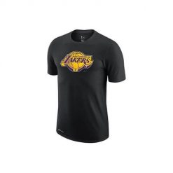 Koszulka sportowa męska Nike Nba Los Angeles Lakers. Czarne t-shirty sportowe męskie Nike, m, bez wzorów, sportowe, bez ramiączek. Za 227.00 zł.