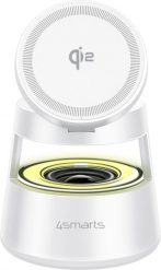 4smarts 541535 ładowarka do urządzeń przenośnych Zestaw słuchawkowy, Smartfon, Smartwatch Biały USB Bezprzewodowe ładowanie Wewnętrzna, Zewnętrzna. Białe zegarki smartwatch 4smarts. Za 213.72 zł.