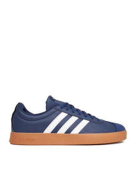 Adidas Sneakersy VL COURT BASE JR2212 Granatowy. Niebieskie buty sportowe na co dzień męskie ADIDAS, m, bez wzorów, z materiału, bez ramiączek, bez kaptura. Za 259.99 zł.
