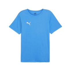 Koszulka sportowa męska Puma teamRISE Matchday Jersey. Niebieskie t-shirty sportowe męskie Puma, m, bez wzorów, z jersey, sportowe, bez ramiączek. Za 128.00 zł.