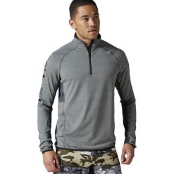 Reebok Bluza męska OS ADV 1/4 ZIP szara r. M (AX9404). Bluzy bez kaptura męskie marki Reebok. Za 99.00 zł.