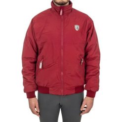 Kurtka typu bomber z technicznego materiału. Brązowe kurtki męskie UMBRIA EQUITAZIONE, xs, bez wzorów, z polaru, sportowe, bez ramiączek, bez kaptura. Za 317.00 zł.