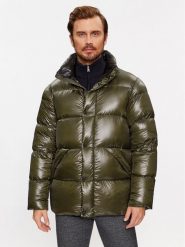 Hetregó Kurtka puchowa Justin 8K562 Zielony Regular Fit. Zielone kurtki męskie Hetregó, m, bez wzorów, z puchu, bez ramiączek, bez kaptura. Za 1,669.00 zł.