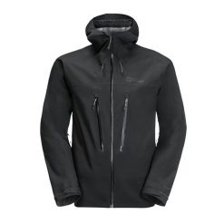 Kurtka przeciwdeszczowa męska Jack Wolfskin Kammweg 3L Jkt M. Szare kurtki męskie Jack Wolfskin, l, bez wzorów, sportowe, bez ramiączek, bez kaptura. Za 989.99 zł.