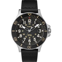 Timex - Zegarek TW2R45800. Czarne zegarki męskie Timex, z materiału, szklane. Za 469.90 zł.