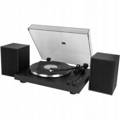 Gramofon Sencor STT 650SBA Vinyl record player with Bluetooth function and 2 speakers (2x15W). Gramofony SENCOR. Za 569.99 zł.